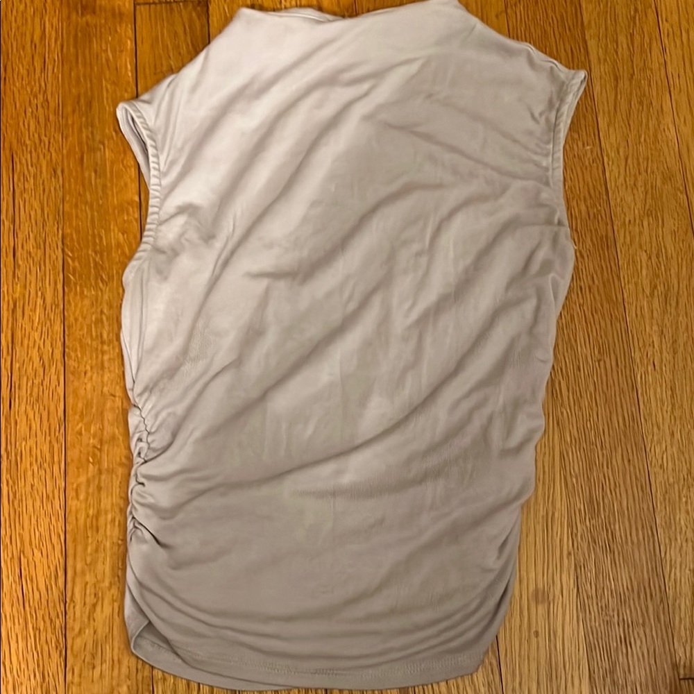 Sleeveless Cream Top